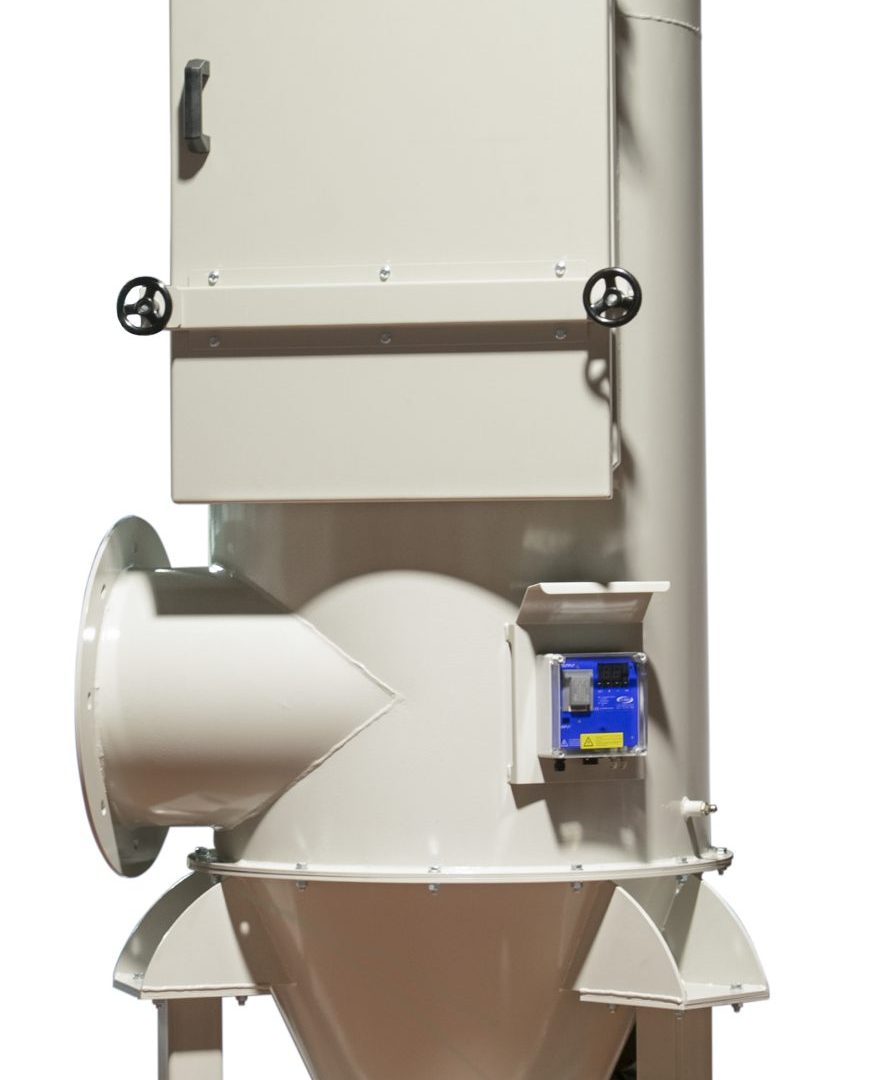 Filter cartridges for high pressure fume and dust suction