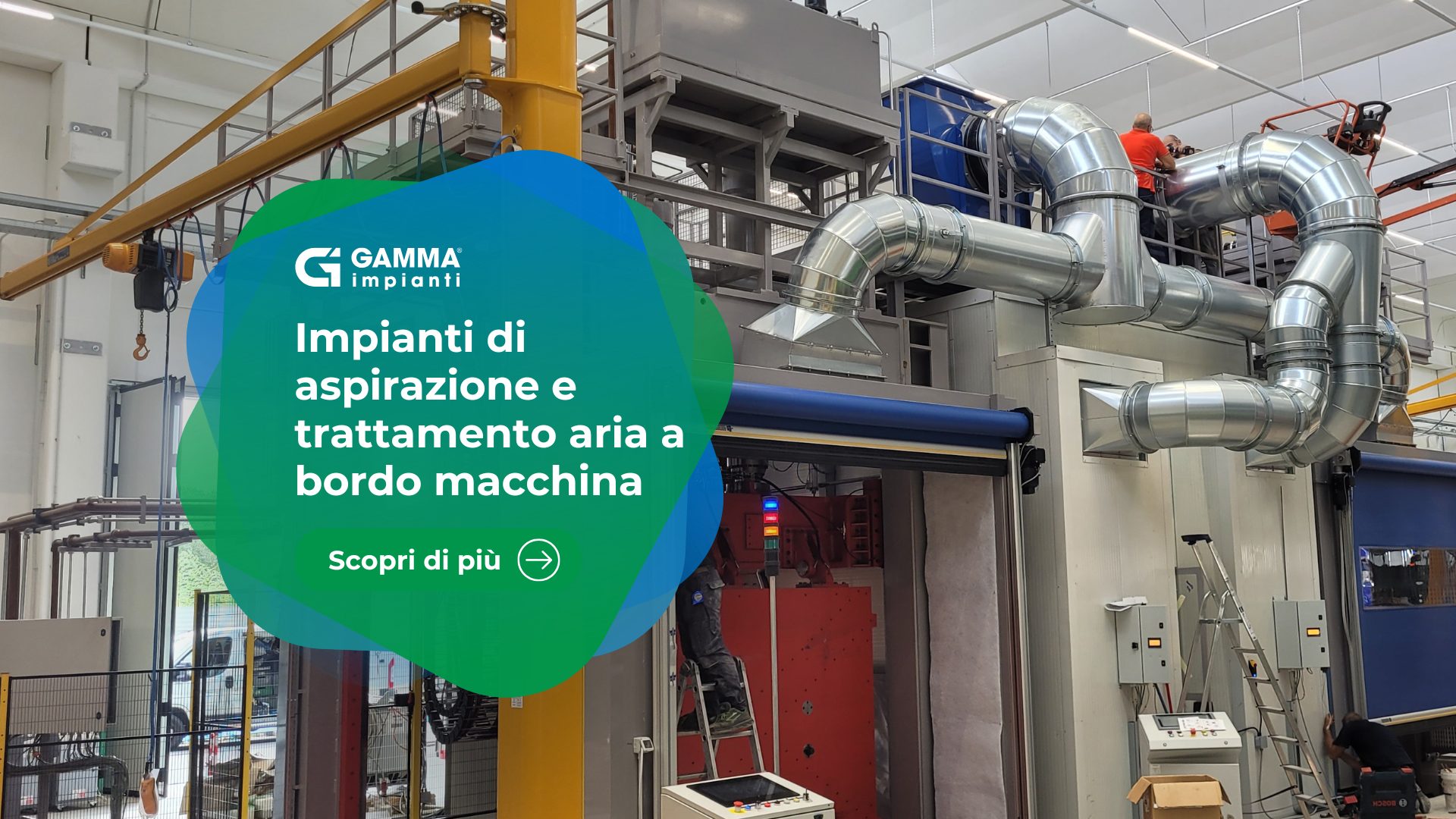 Impianti di aspirazione e trattamento aria a bordo macchina: engineering e tecnologie