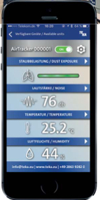 Sensore presenza polveri officina per gestione impianti di aspirazione ventilazione industriale