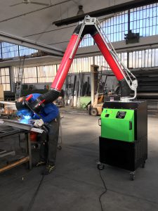 Mobile extractor MFU16 for welding fumes