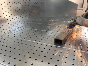 aspirazione banco molatura metalli con filtrazione integrata a cartucce autopulenti