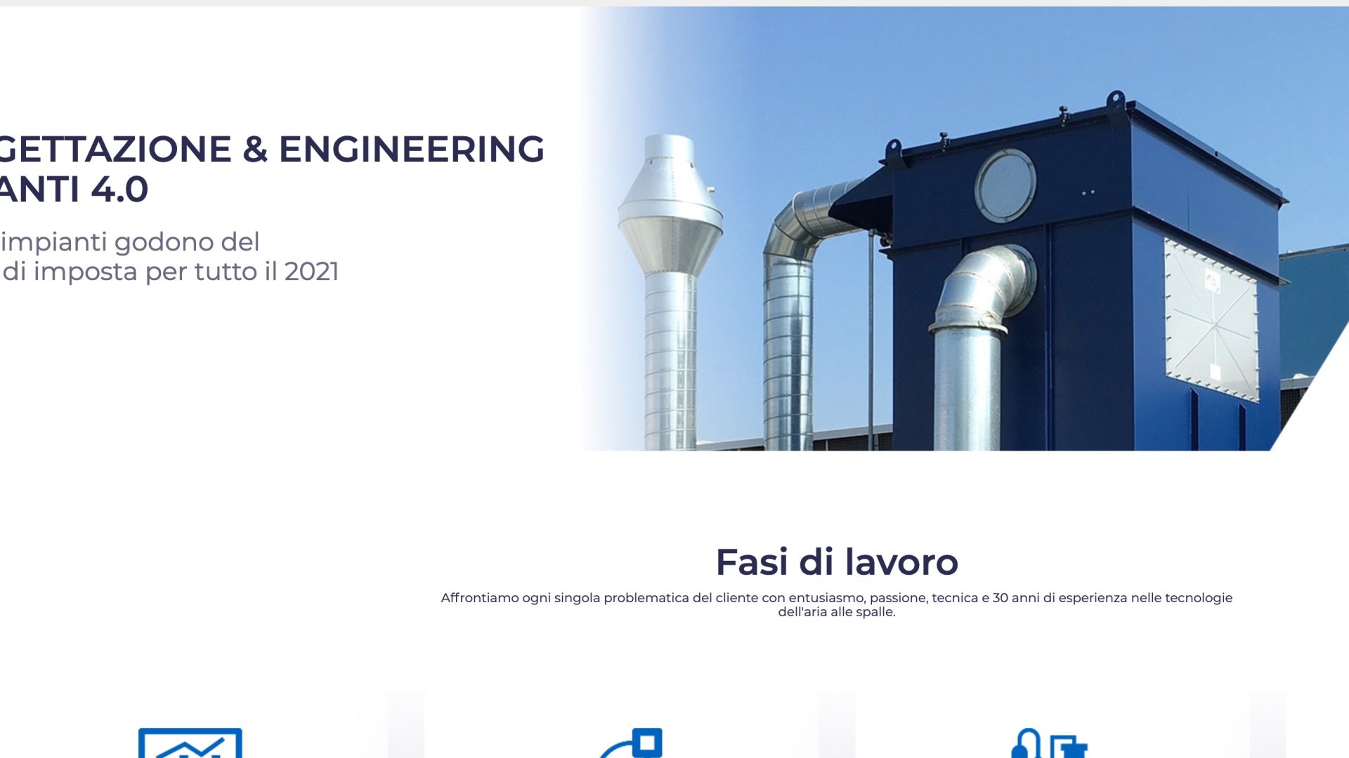 Fresh air in the company! We present the Gamma Impianti 2021 new site